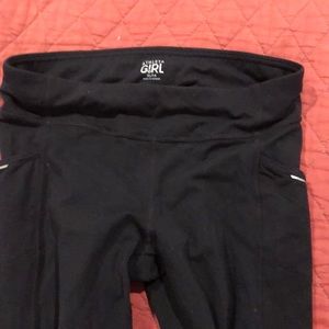 Athleta Size 14 Girl’s Black Trail/Running pants.